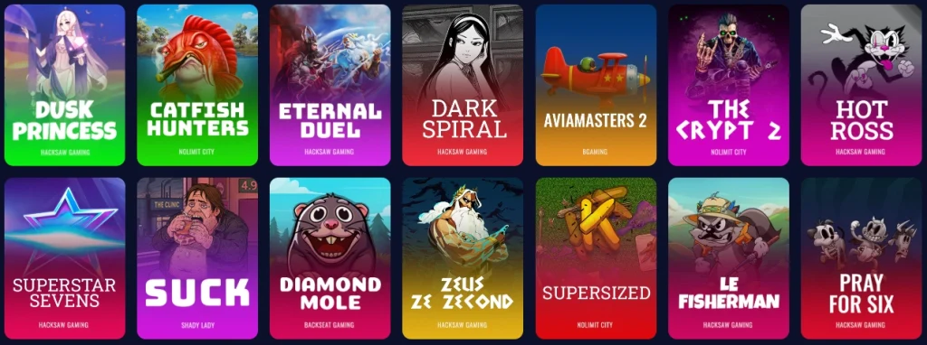 Anteprima della pagina di affiliazione di Ardente Casino